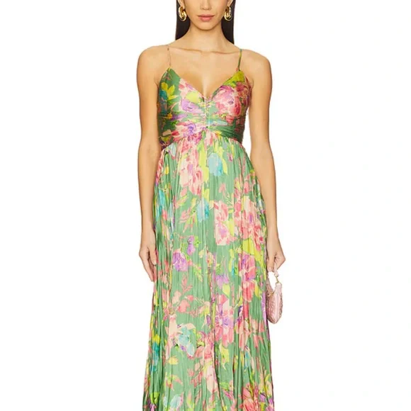 Astr Multicolor Floral Maxi Dress - Picture 4 of 14